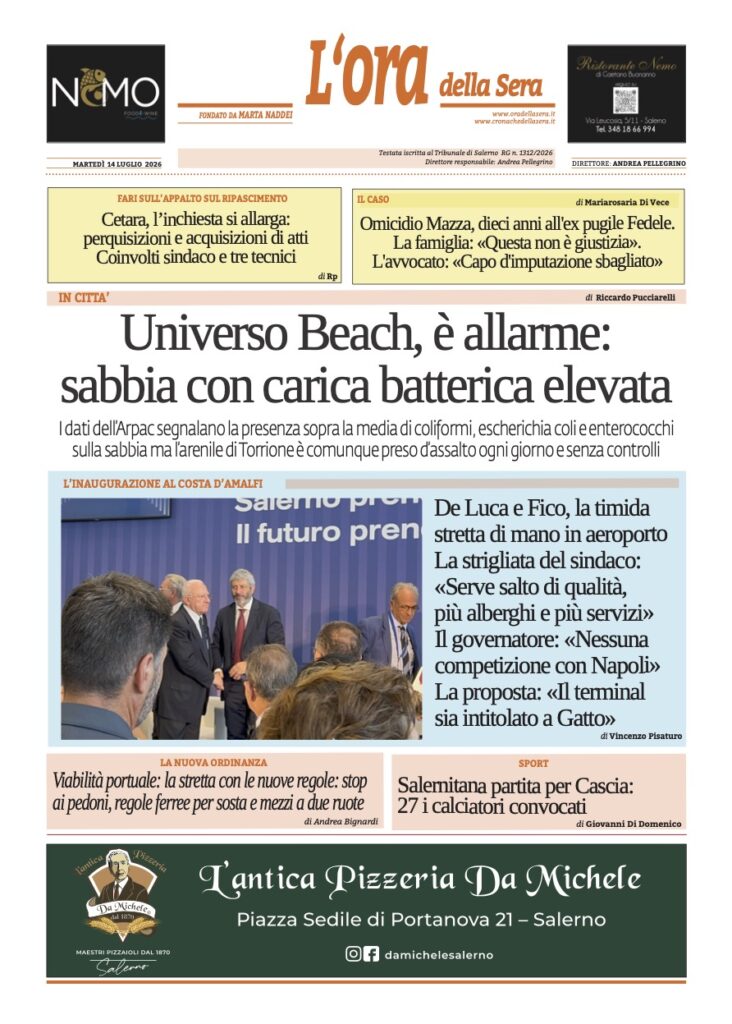 ORA 14 luglio 2026