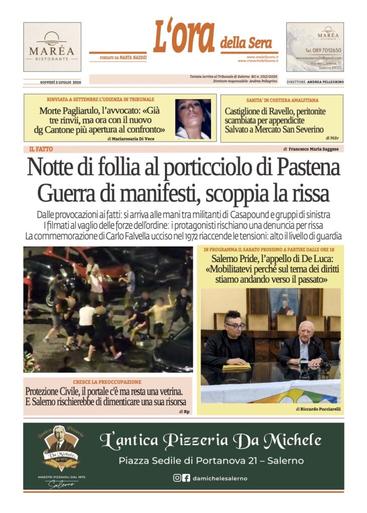 ORA 2 luglio 2026