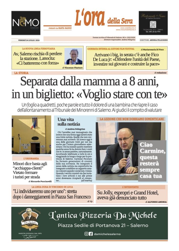 ORA 24 luglio 2026