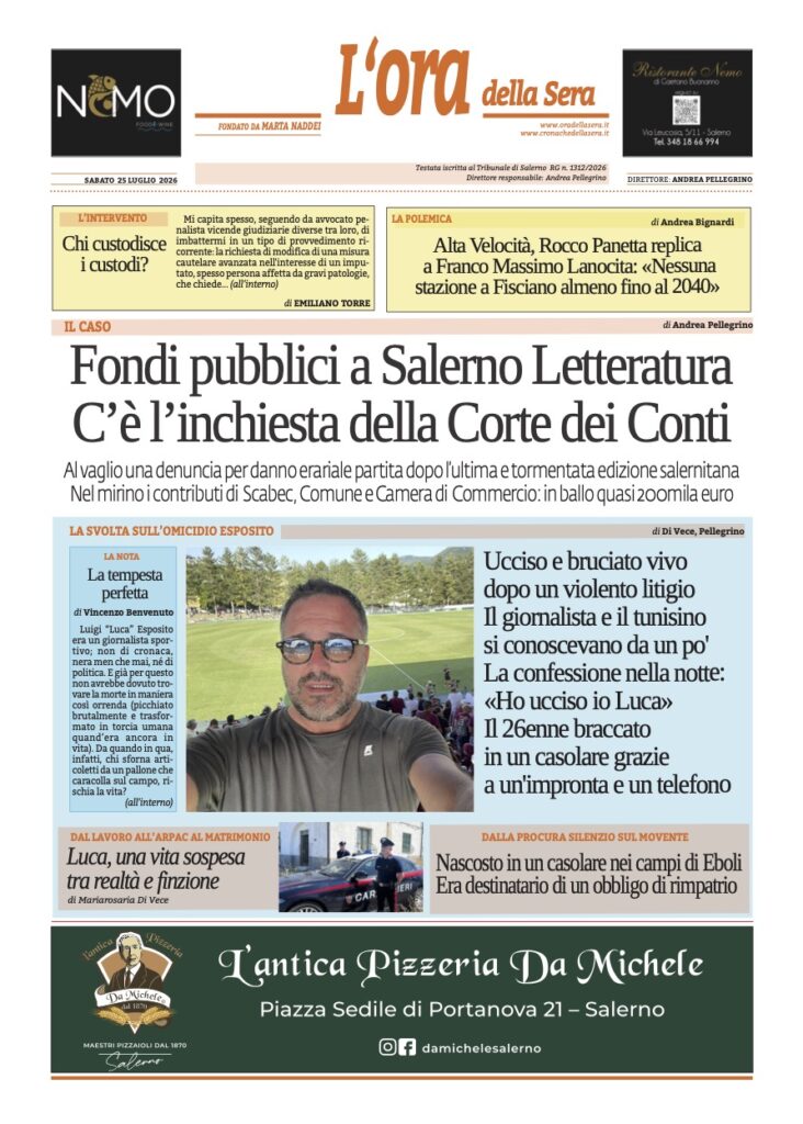 ORA 25 luglio 2026