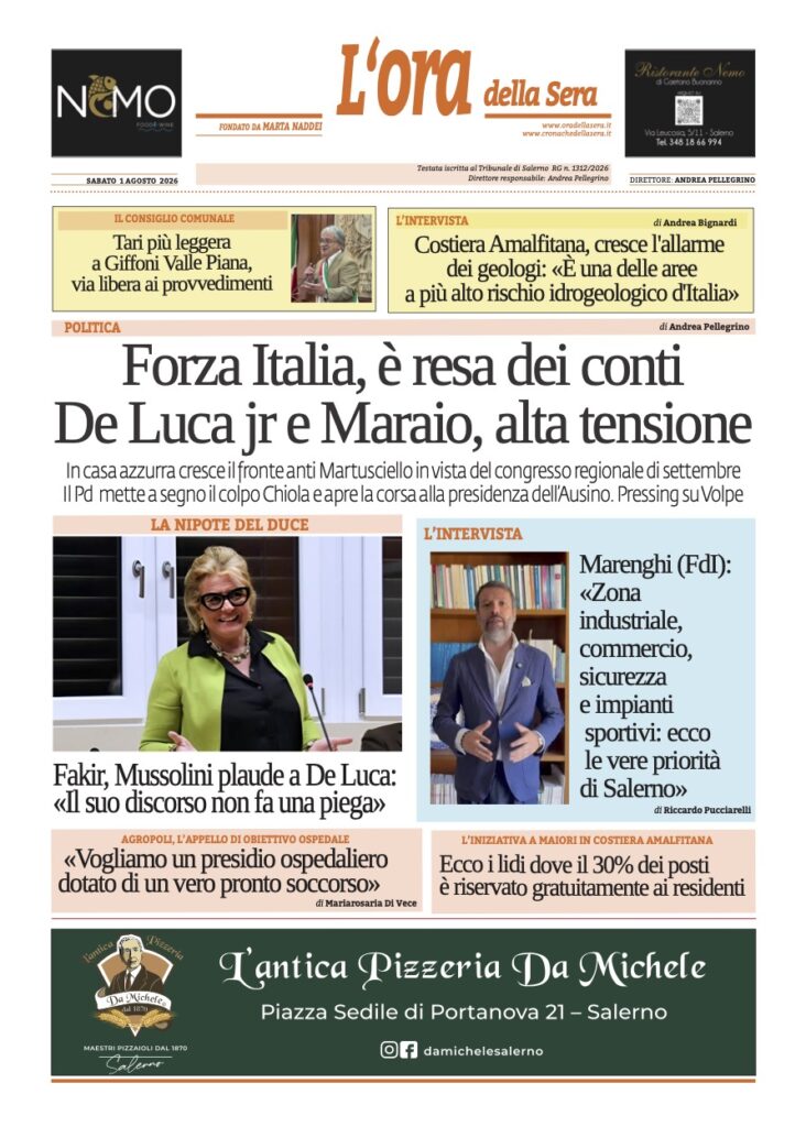 ORA 1 agosto 2026