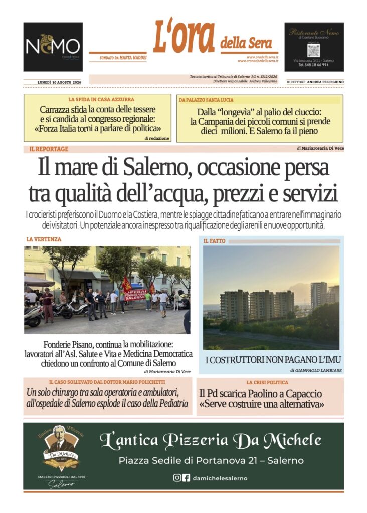 ORA 10 agosto 2026