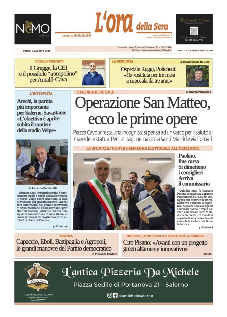 Ora 24 agosto 2026