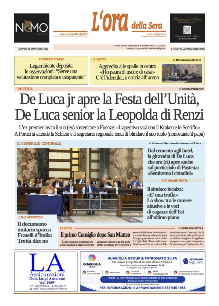 ORA 24 settembre 2026