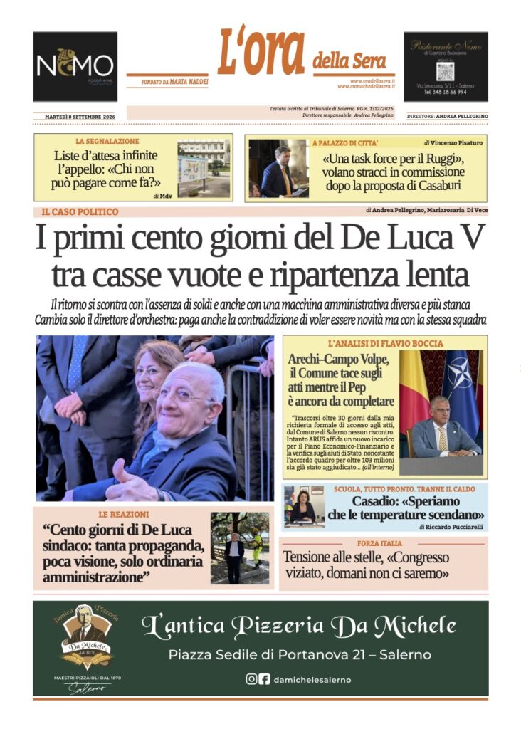 ORA 8 settembre 2026
