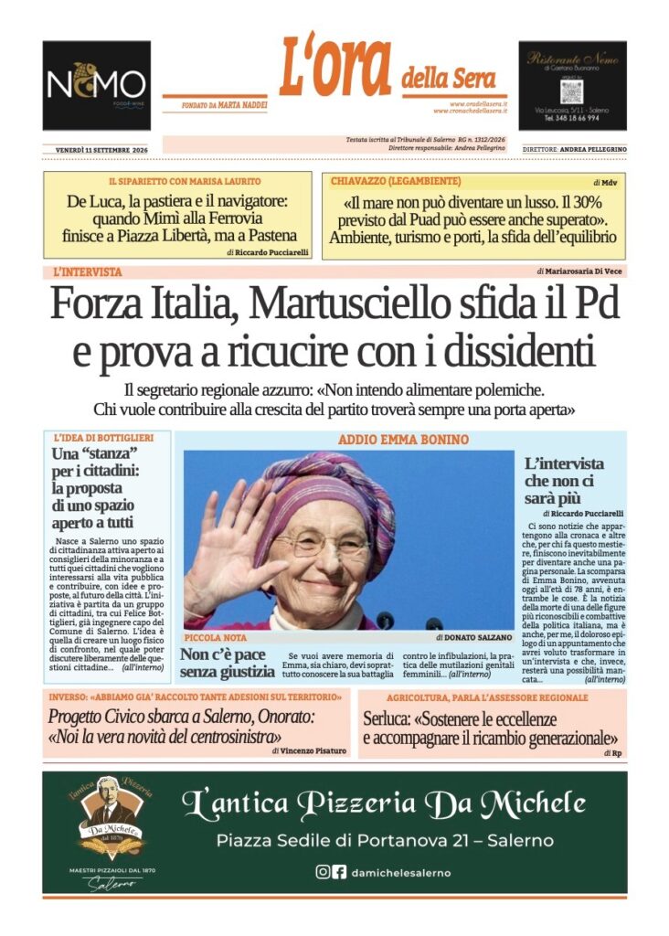 ORA 11 settembre 2026