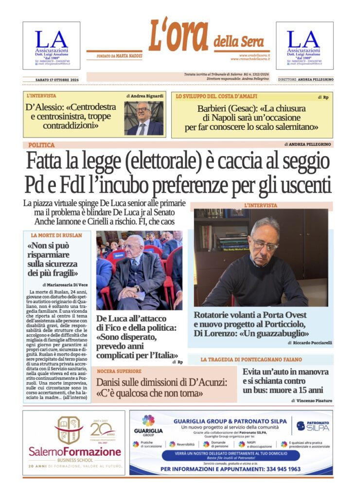 ORa 17 ottobre 2026