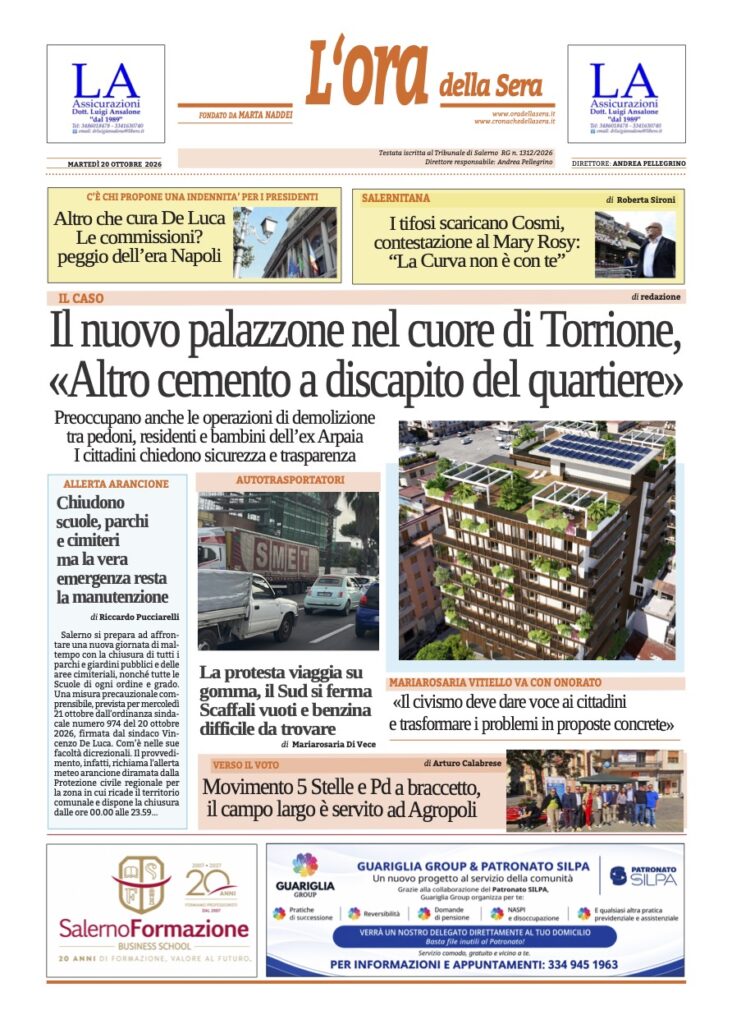 ORA 20 ottobre 2026